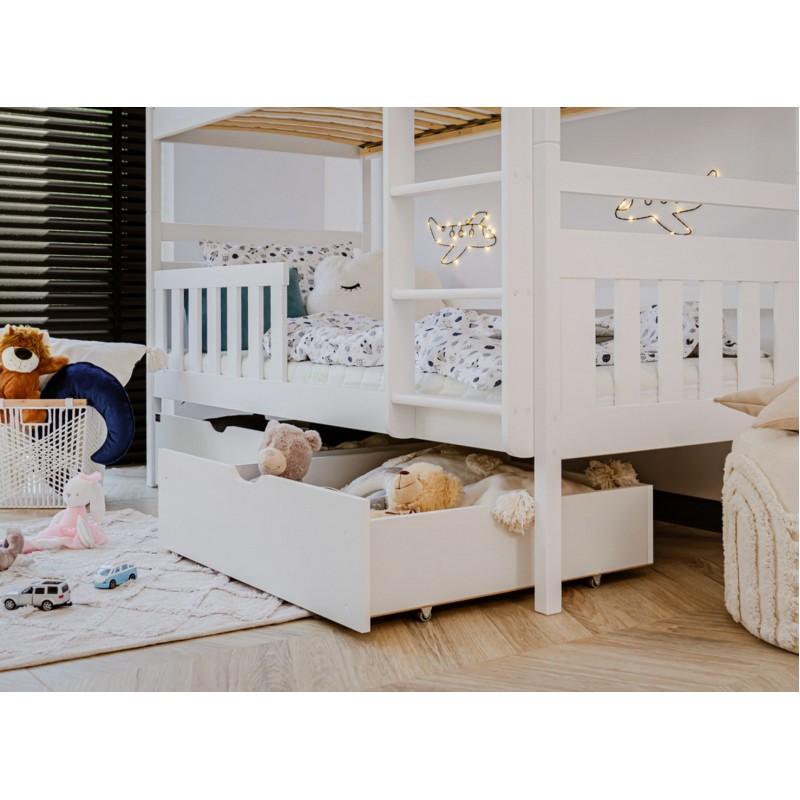 MONIKA 90x190 white bunk bed Lano Furniture