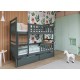 MONIKA 90x200 graphite bunk bed Lano Furniture MONIKA 90x200 graphite bunk bed Lano Furniture