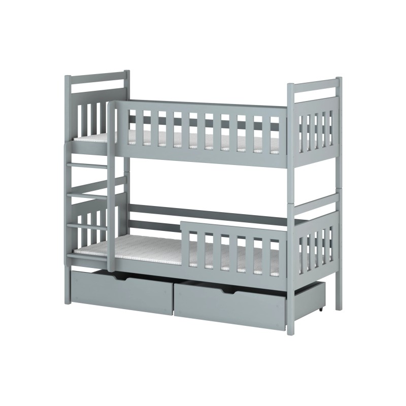 MONIKA 80x160 graphite bunk bed Lano Furniture