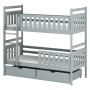 MONIKA 80x160 graphite bunk bed Lano Furniture