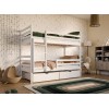 NEMO 80x180 white bunk bed Lano Furniture