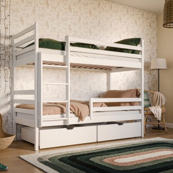 NEMO 80x180 white bunk bed Lano Furniture