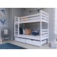 NEMO 80x180 white bunk bed Lano Furniture NEMO 80x180 white bunk bed Lano Furniture
