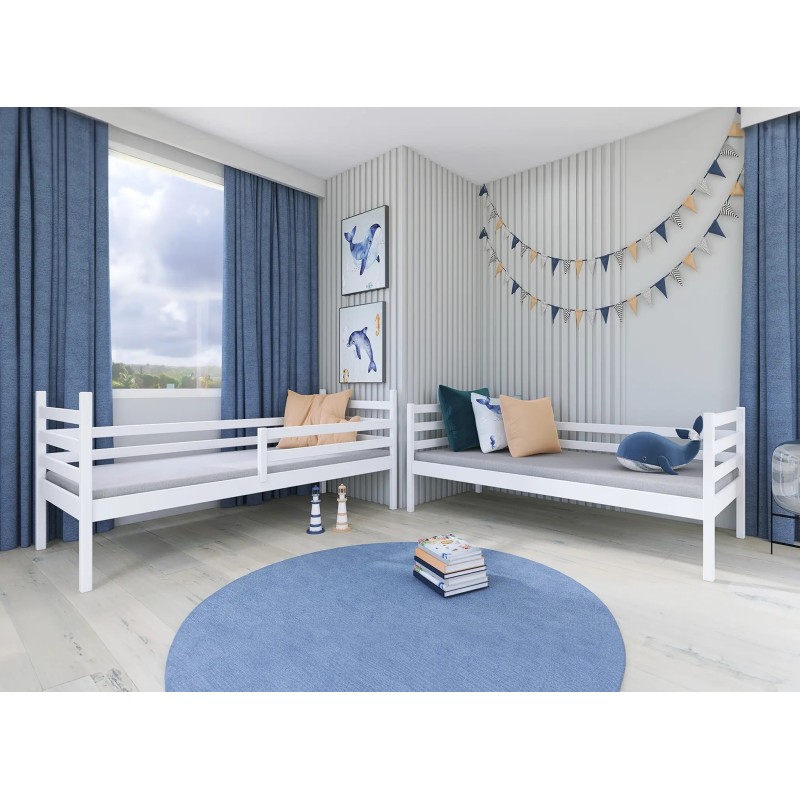 NEMO 80x180 white bunk bed Lano Furniture