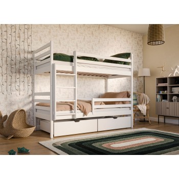 NEMO 80x200 white bunk bed Lano Furniture