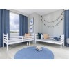 NEMO 80x200 white bunk bed Lano Furniture