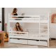 NEMO 80x200 white bunk bed Lano Furniture NEMO 80x200 white bunk bed Lano Furniture