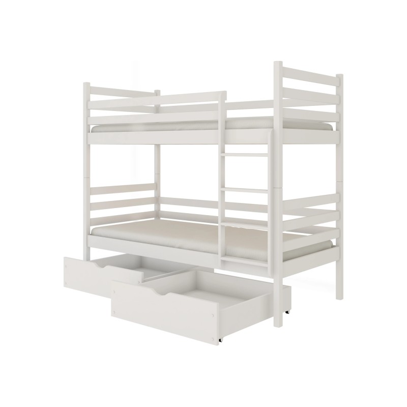NEMO 90x190 white bunk bed Lano Furniture