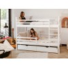 NEMO 90x190 white bunk bed Lano Furniture