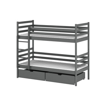NEMO 80x200 graphite bunk bed Lano Furniture