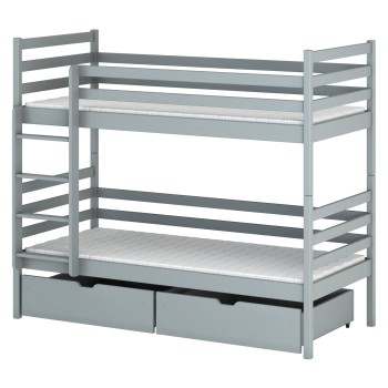 NEMO 80x200 grey bunk bed Lano Furniture