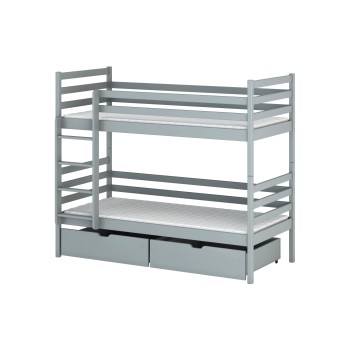 NEMO 80x200 grey bunk bed Lano Furniture