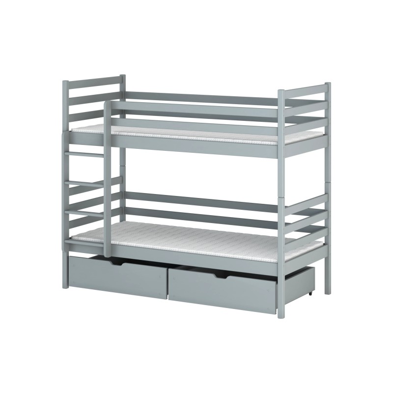NEMO 80x200 grey bunk bed Lano Furniture