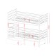 NEMO 80x200 grey bunk bed Lano Furniture NEMO 80x200 grey bunk bed Lano Furniture