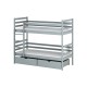 NEMO 90x190 grey bunk bed Lano Furniture NEMO 90x190 grey bunk bed Lano Furniture