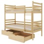 NEMO 80x160 pine bunk bed Lano Furniture