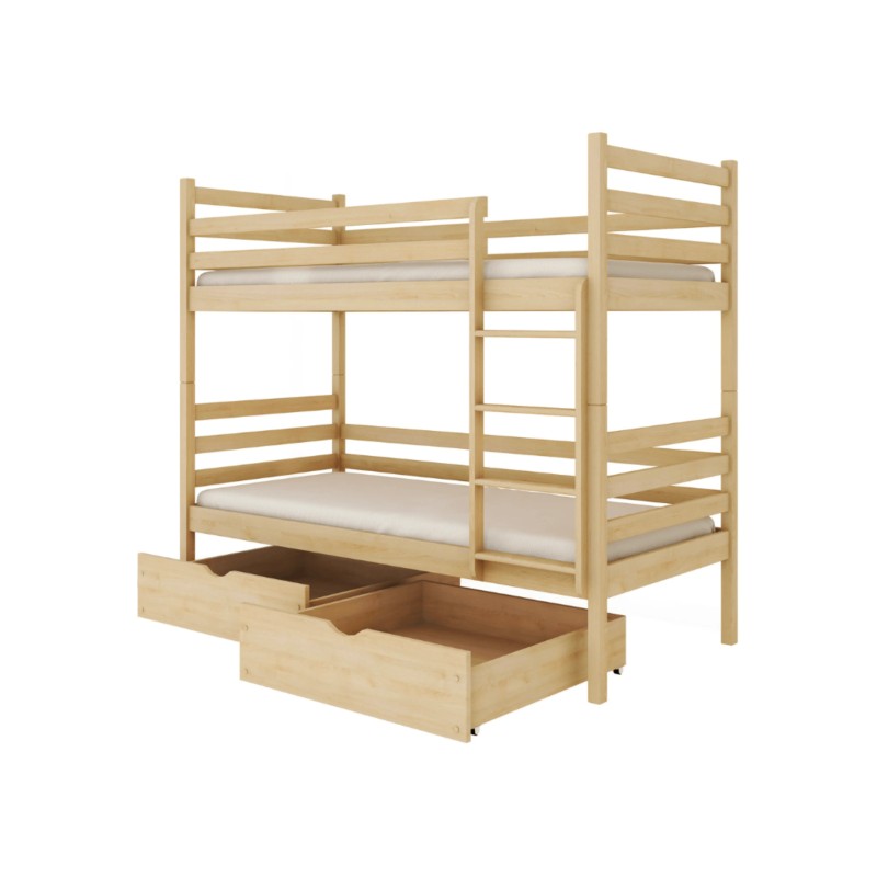 NEMO 80x200 pine bunk bed Lano Furniture