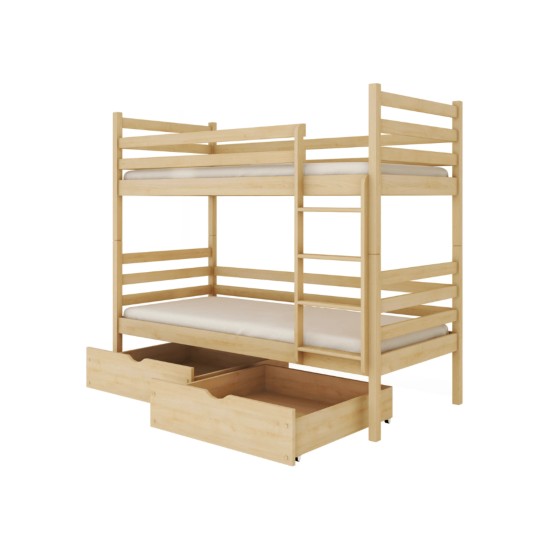 NEMO 90x190 pine bunk bed Lano Furniture