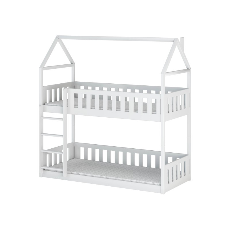 POLA 80x160 white bunk bed Lano Furniture