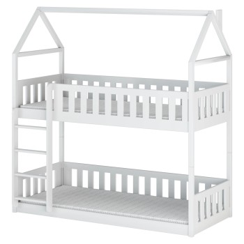 POLA 80x180 white bunk bed Lano Furniture