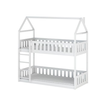 POLA 90x190 white bunk bed Lano Furniture