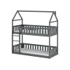 POLA 80x180 graphite bunk bed Lano Furniture