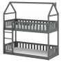 POLA 90x190 graphite bunk bed Lano Furniture