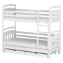 ALAN 80x200 white bunk bed Lano Furniture