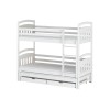 ALAN 90x190 white bunk bed Lano Furniture