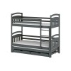 ALAN 80x160 graphite bunk bed Lano Furniture