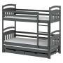 ALAN 90x190 graphite bunk bed Lano Furniture