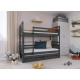 ALAN 90x200 graphite bunk bed Lano Furniture ALAN 90x200 graphite bunk bed Lano Furniture
