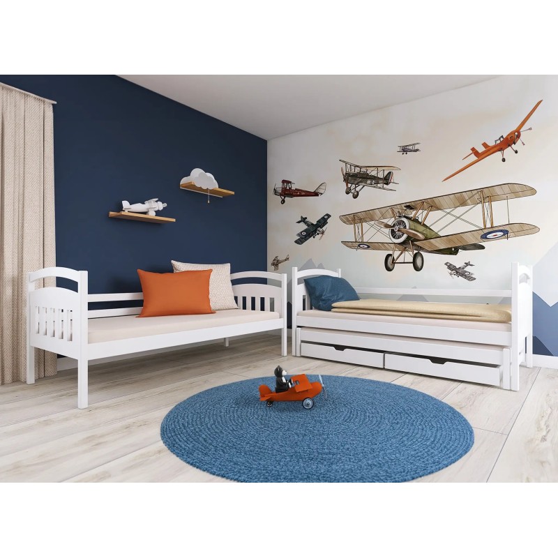 ALAN 80x180 grey bunk bed Lano Furniture