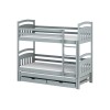ALAN 90x200 grey bunk bed Lano Furniture