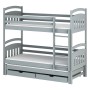 ALAN 90x200 grey bunk bed Lano Furniture