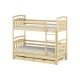 ALAN 90x190 pine bunk bed Lano Furniture