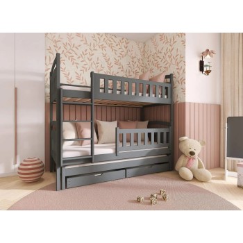 Κουκέτα BLANKA 80x180 graphite 