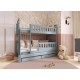 Κουκέτα BLANKA 80x160 grey Κουκέτα BLANKA 80x160 grey