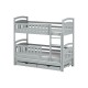 Κουκέτα BLANKA 80x180 grey
