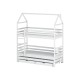 DALIA 80x200 white house bunk bed Lano Furniture