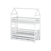 DALIA 90x190 white house bunk bed Lano Furniture