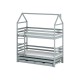 DALIA 80x200 grey house bunk bed Lano Furniture DALIA 80x200 grey house bunk bed Lano Furniture