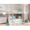DALIA 90x190 pine house bunk bed Lano Furniture