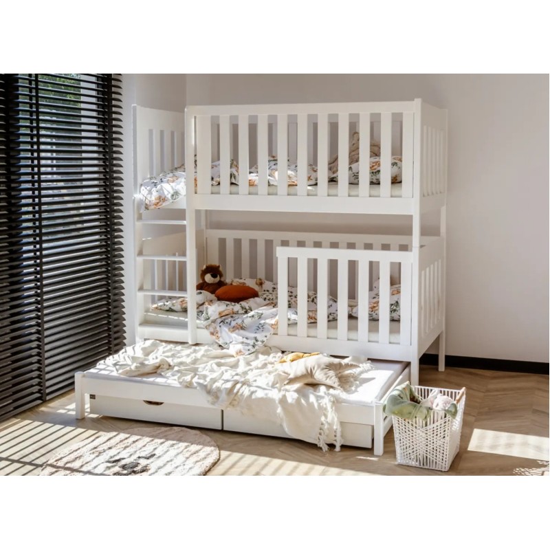 EMILKA 80x160 white bunk bed Lano Furniture