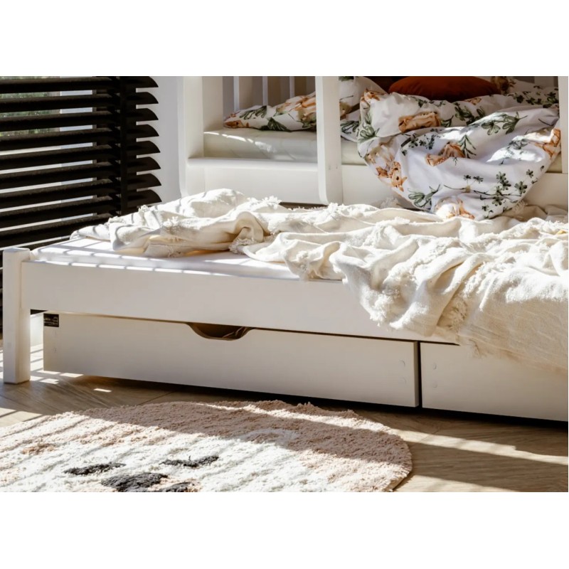 EMILKA 80x160 white bunk bed Lano Furniture