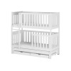EMILKA 80x180 white bunk bed Lano Furniture