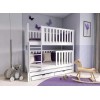 EMILKA 80x200 white bunk bed Lano Furniture