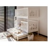 EMILKA 80x200 white bunk bed Lano Furniture