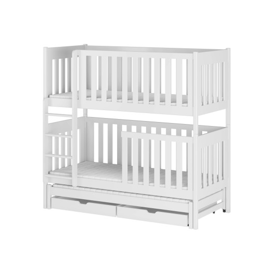 EMILKA 90x190 white bunk bed Lano Furniture