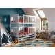EMILKA 90x190 white bunk bed Lano Furniture
